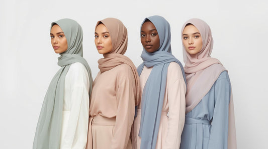 AYSHA FASHION Premium Chiffon Hijab - Solid Colors
