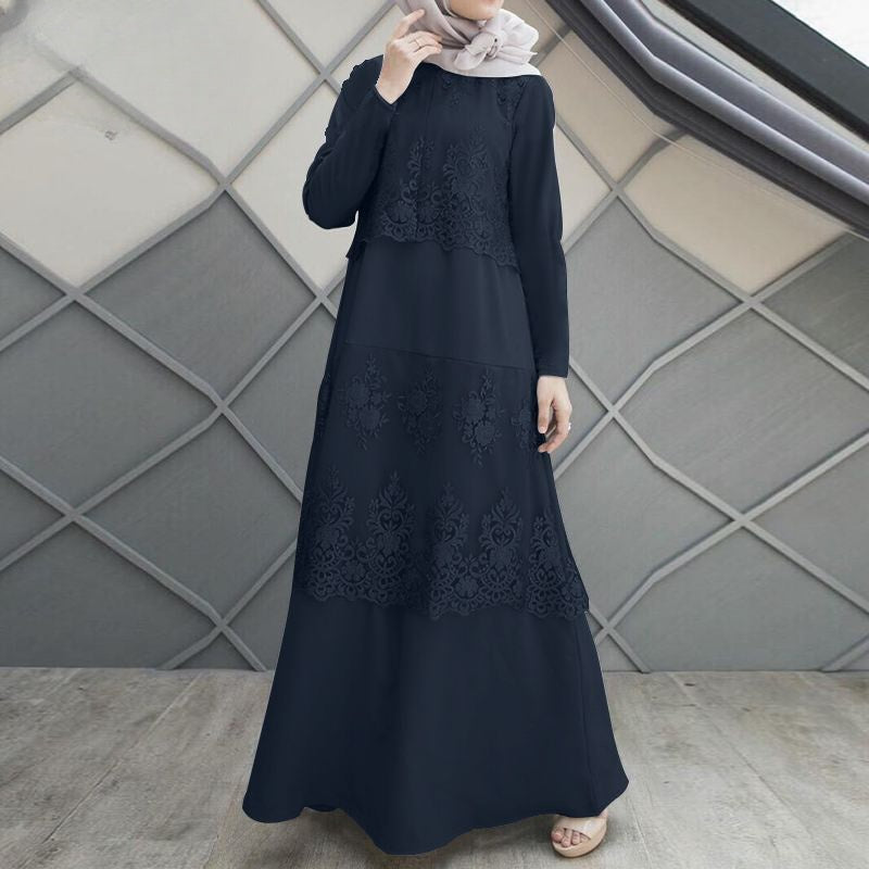AYSHA Lace Long Sleeve Abaya.126