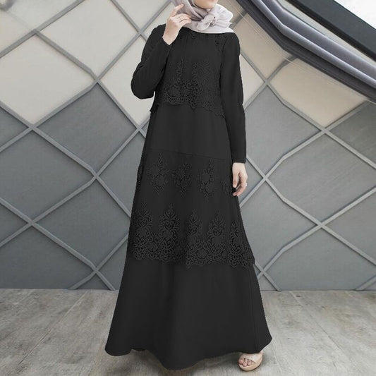 AYSHA Lace Long Sleeve Abaya.126